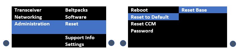 Reset Base to Default 