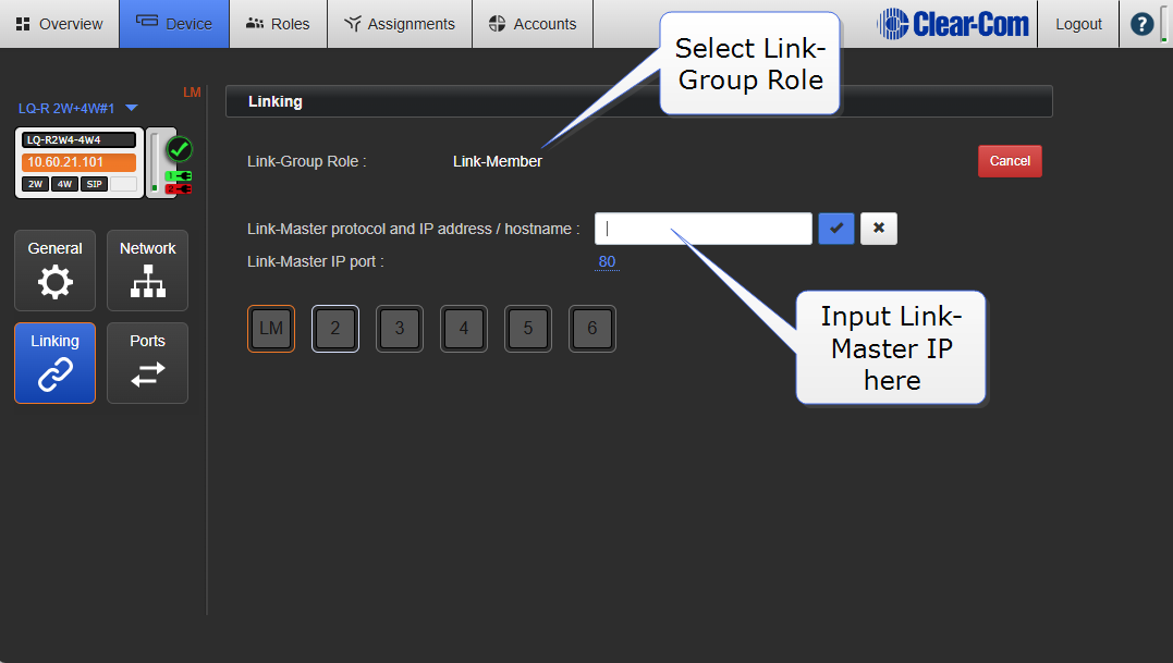 Link Group Role