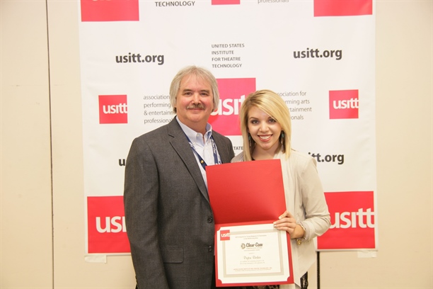 Clear-Com Presents USITT Stage Management Award To University Of North Carolina Student