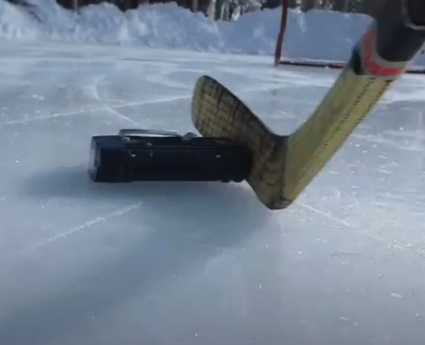 Playing a Game of Ice Hockey with the HelixNet Beltpack (Video!)