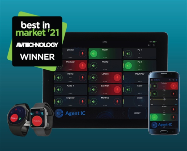 Agent-IC is AV Technology Magazine 2021 Best in Market Award Recipient