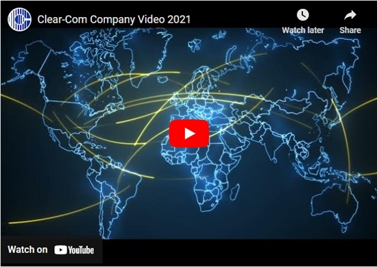 Recording - Clear-Com Company Video 2021