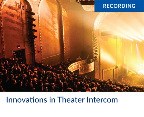 Recording - Innovations in Theater Intercom