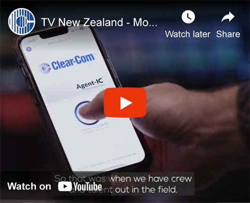 Recording - TV New Zealand - Modern Matrix Intercom for Broadcast – Featuring Dynam-EC and Agent-IC