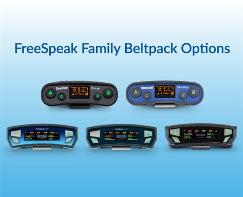 Recording - FreeSpeak Family Beltpack Options Infographic