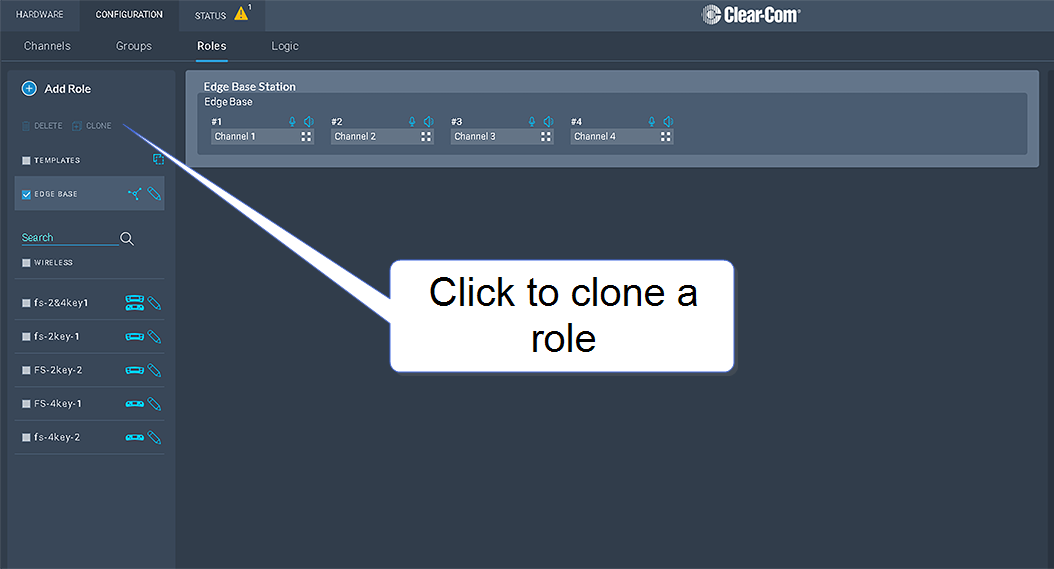 Clone role
