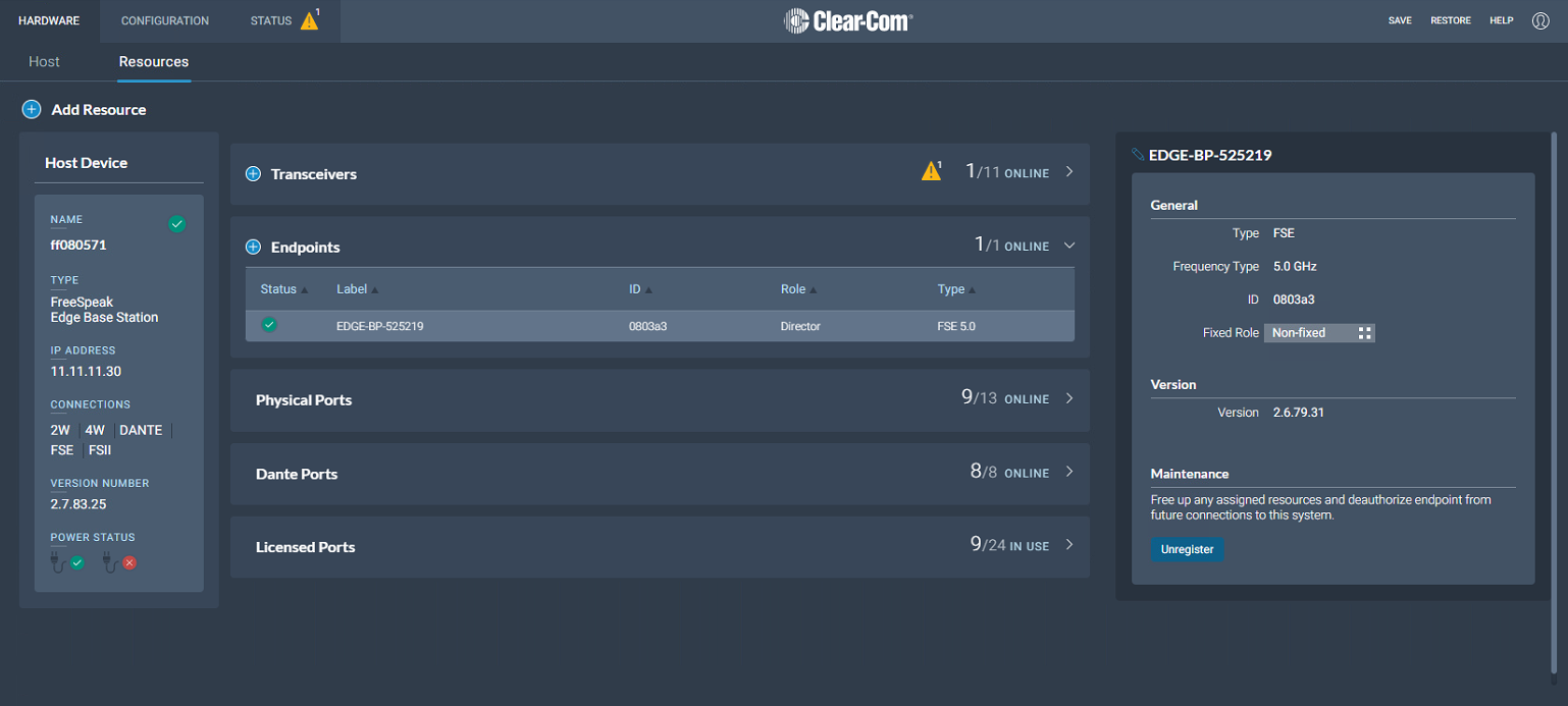 view Endpoints