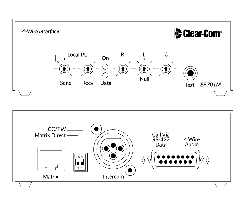 Clear-Com EF-701M 長距離伝送インターフェイス ① | ito-thermie.nl